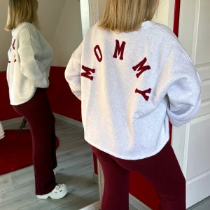 SWEAT COTON MOMMY BORDEAUX