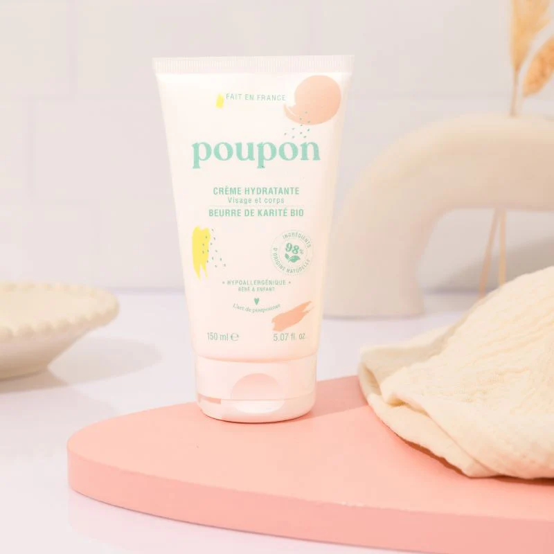Crème hydratante visage et corps bébé (150 ml) – Image 9