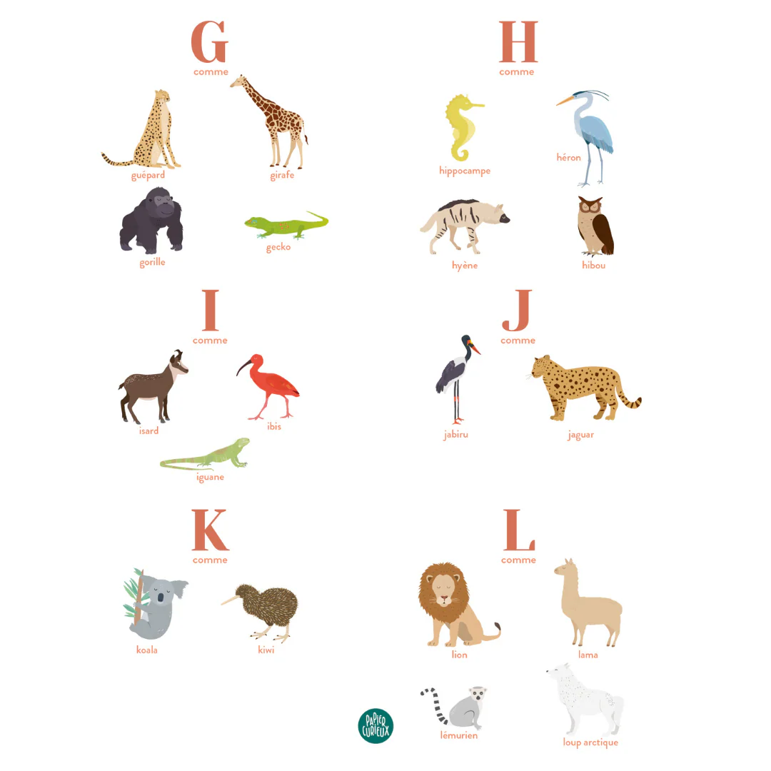 Abécédaire personnalisable - Animaux – Image 8