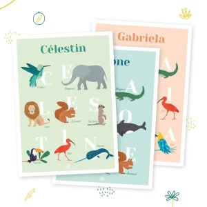 Abécédaire personnalisable - Animaux
