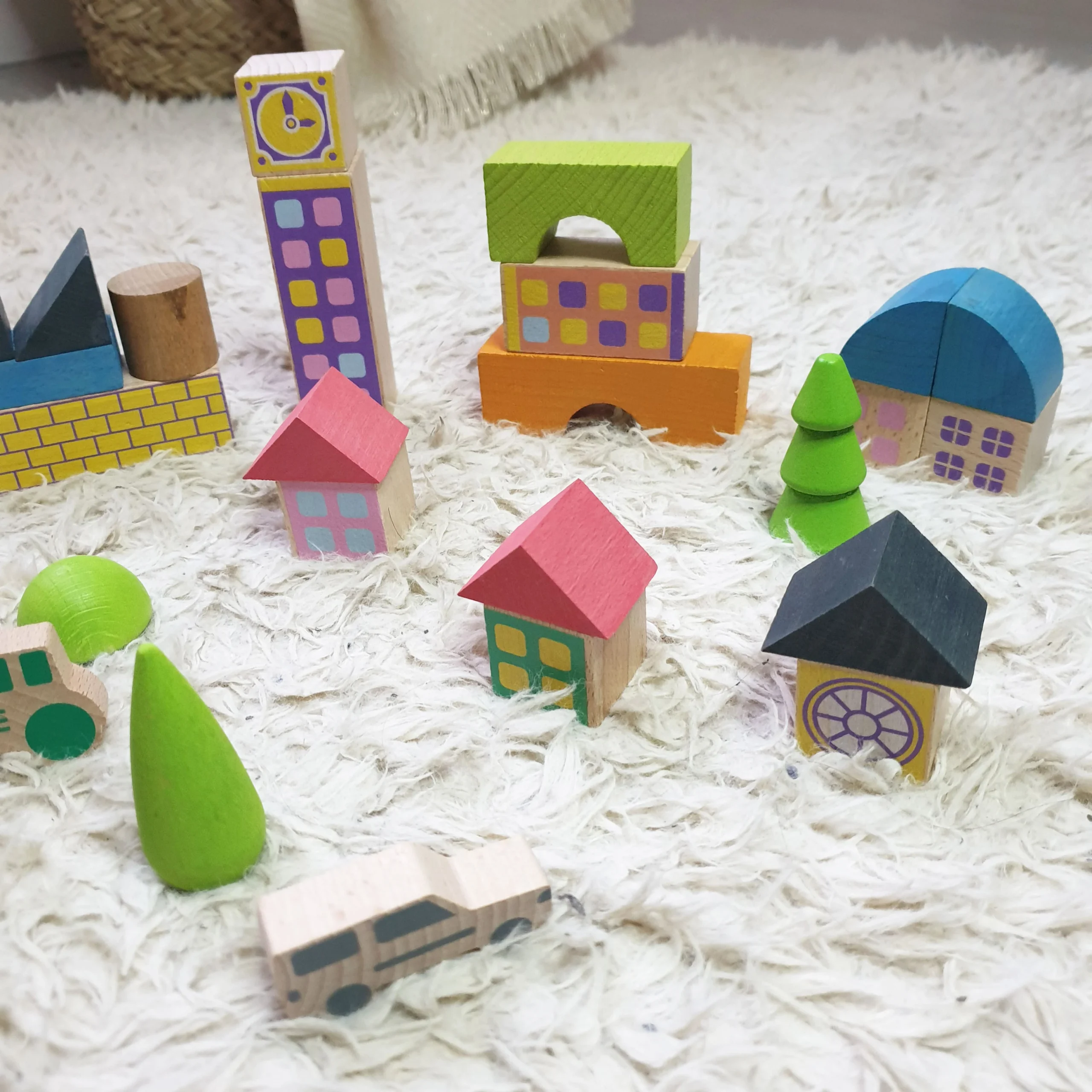 Minivillage - jouet en bois dès 2 ans (40 pièces) – Image 2