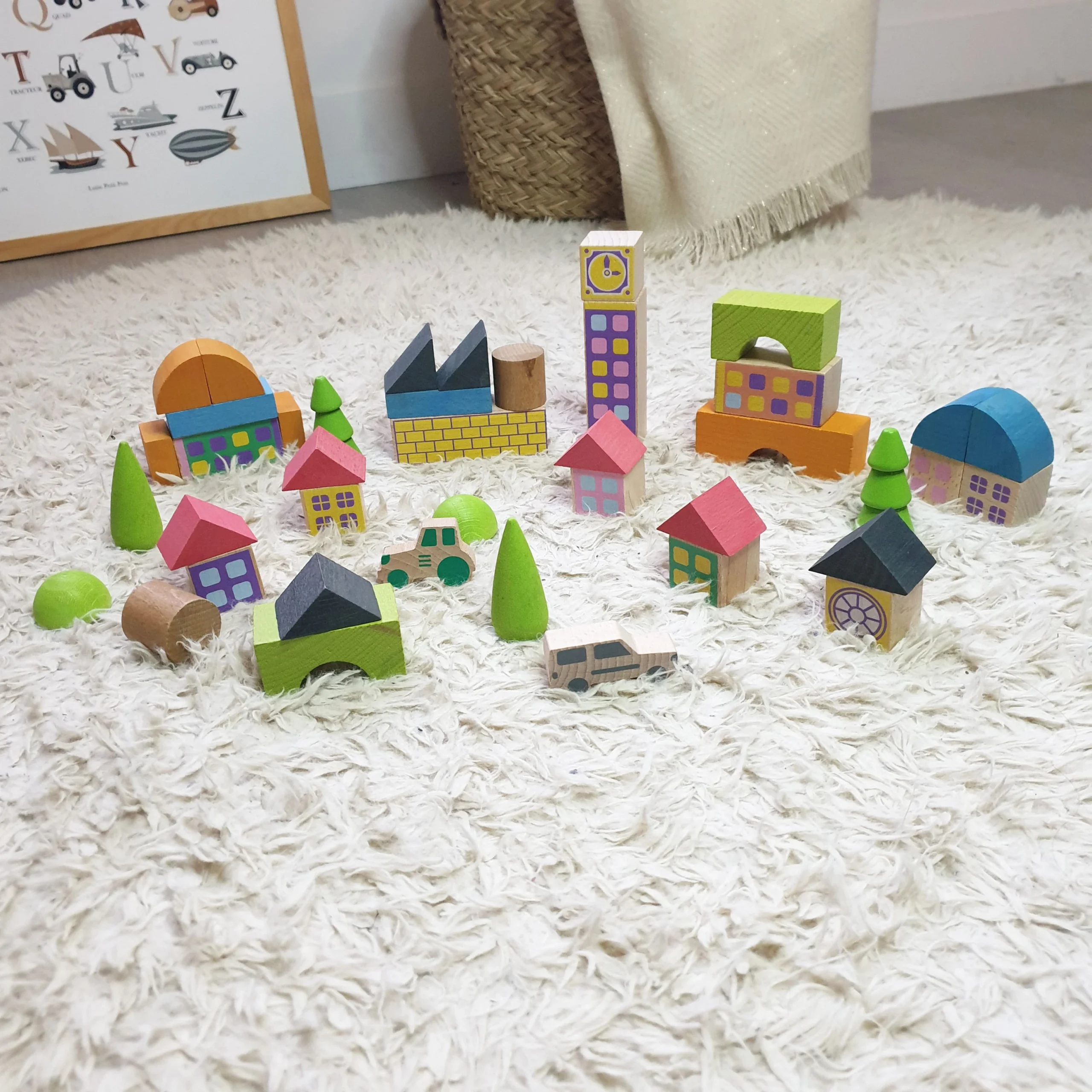 Minivillage - jouet en bois dès 2 ans (40 pièces) – Image 3