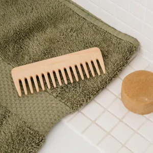 Peigne à cheveux démêlant en bois de hêtre