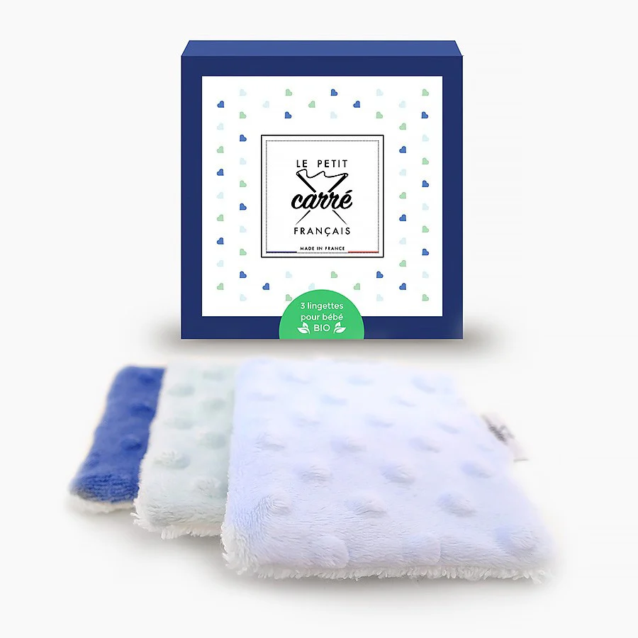 Lingettes lavables en coton bio - Le Petit Carré Français – Image 2