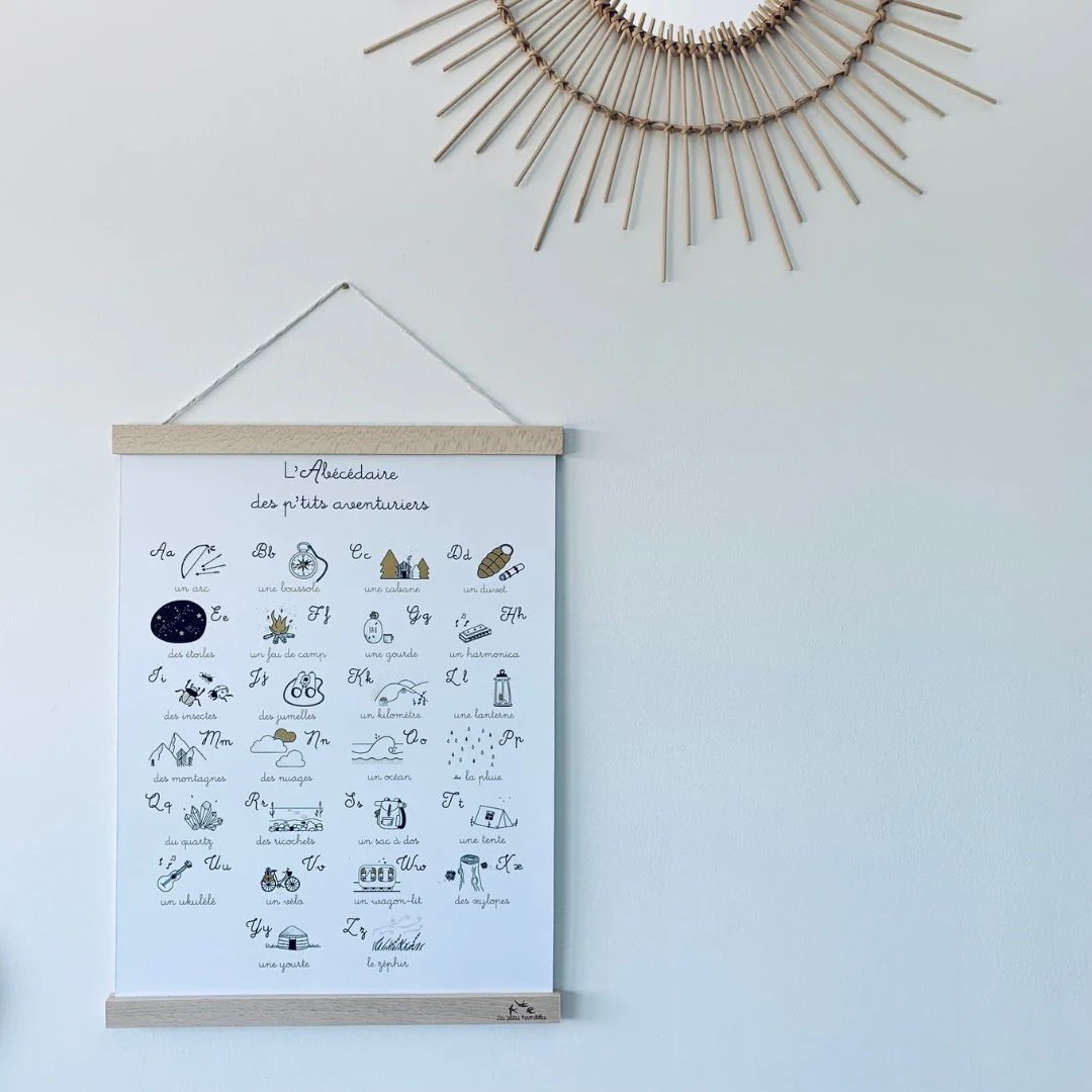 Abécédaire des p'tits aventuriers - Décoration murale pour enfant – Image 2