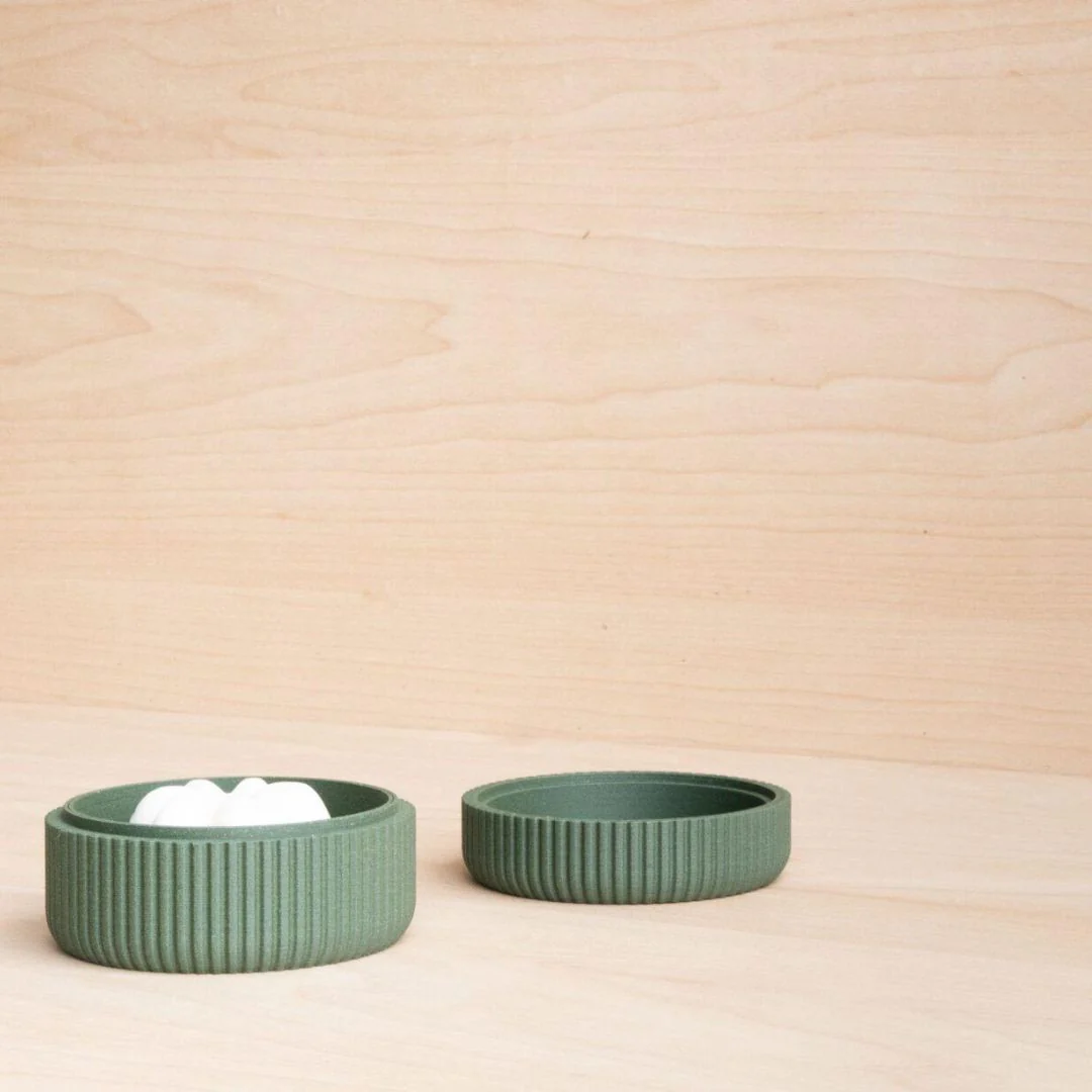 Porte savon design en bois recyclé et bio-plastique – Image 5