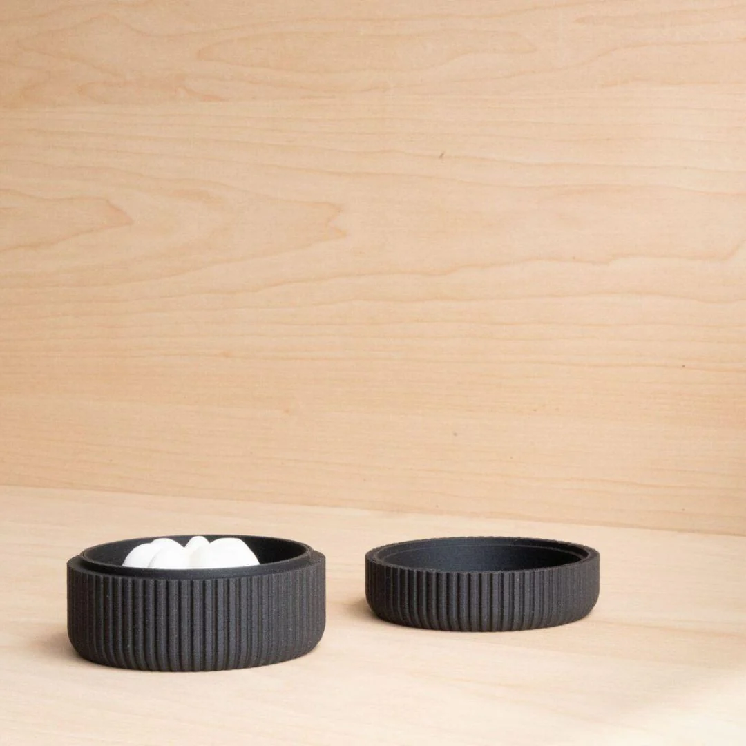 Porte savon design en bois recyclé et bio-plastique – Image 3