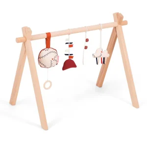 Arche d'éveil en bois avec coussin Musical Martin