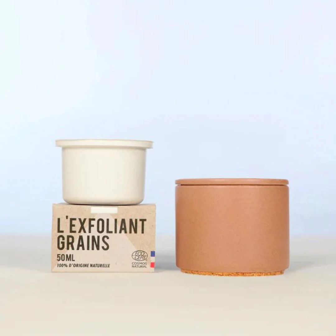 Exfoliant Grains et son pot design réutilisable – Image 2