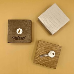 Porte-clés aimantés 3 cubes "Clés perchées"