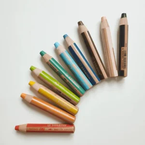 10 crayons Stabilo Woody 3en1 Multi-Surfaces