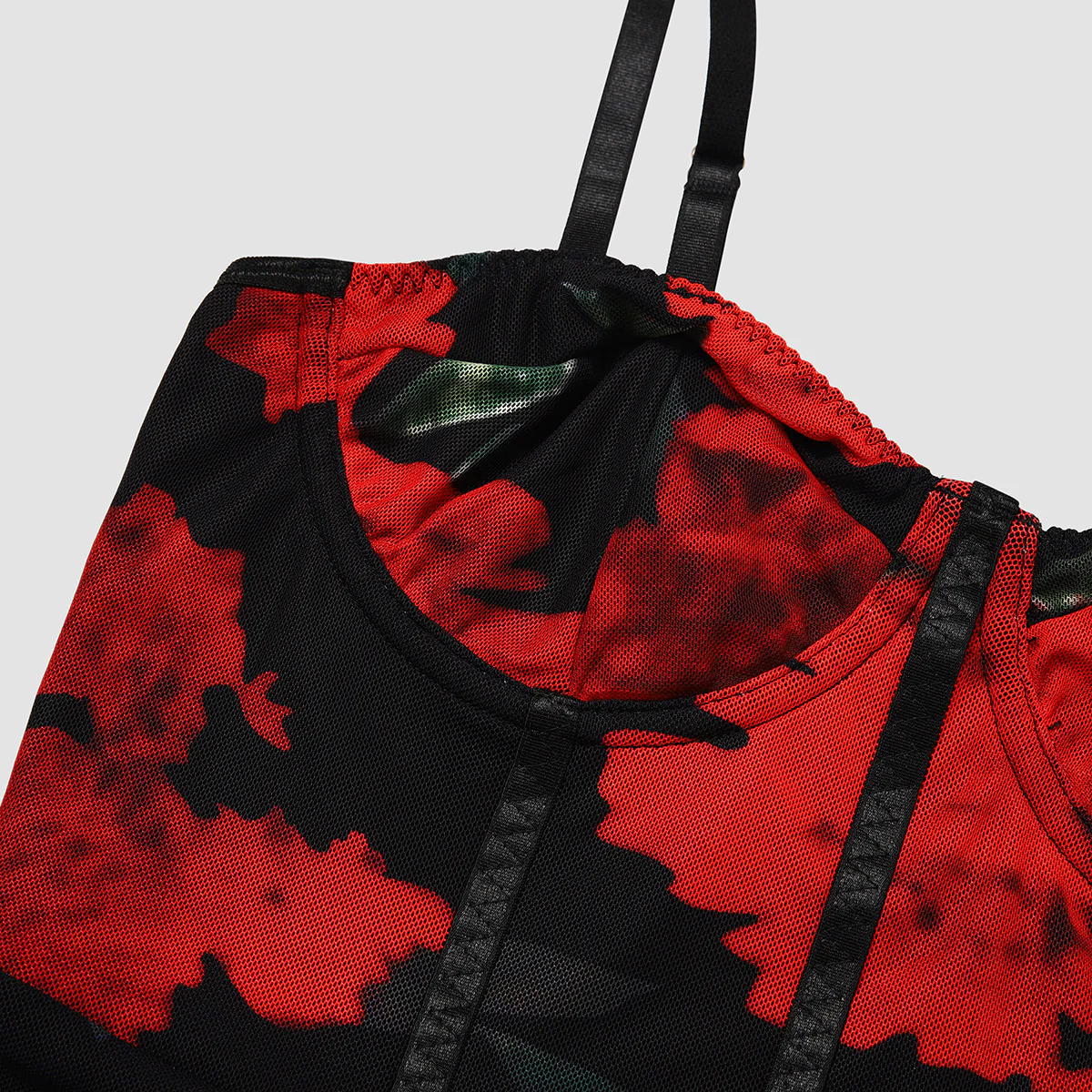 ROBE IMPRIMÉE FLORAL EN MAILLE – Image 6