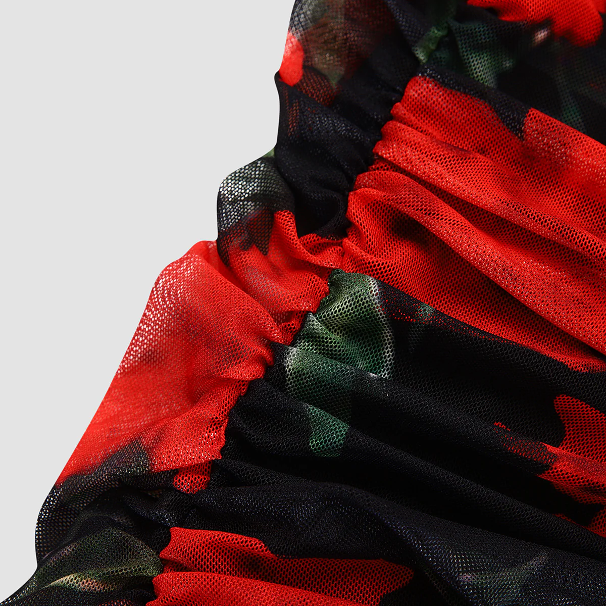 ROBE IMPRIMÉE FLORAL EN MAILLE – Image 7