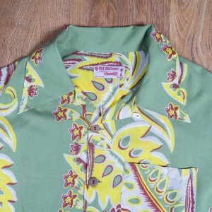 Chemise 1947 Albert Lanai Green - Pike brothers