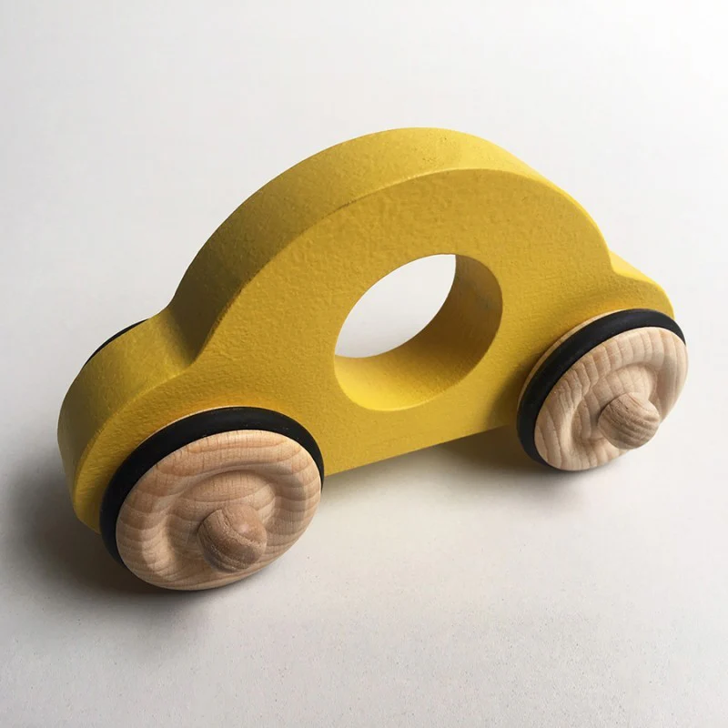 Petite voiture Anatole en bois rose – Image 7