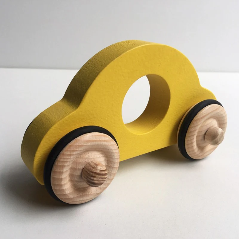 Petite voiture Anatole en bois rose – Image 6
