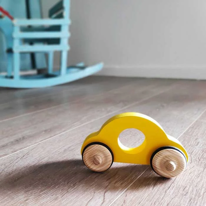 Petite voiture Anatole en bois rose – Image 5