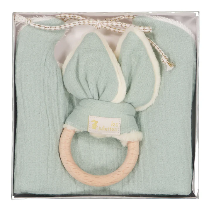 Coffret duo lapinou vert opaline – Image 2