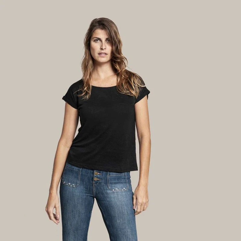 Tee-shirt en Lin "Lindemodable" Femme