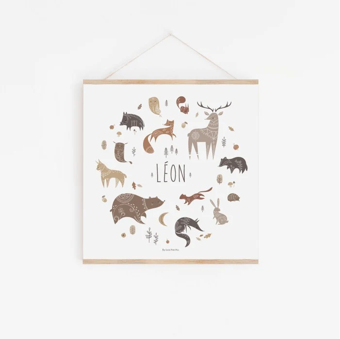 Affiche personnalisable Wood – Image 3