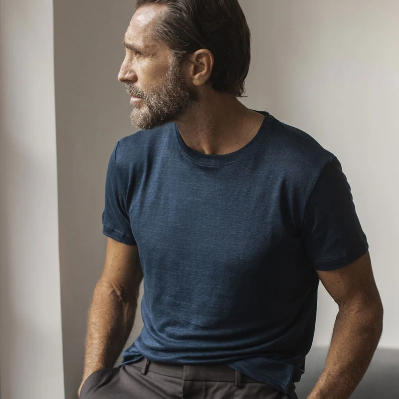 Tee-shirt en Lin "Linetlautre" Homme – Image 2