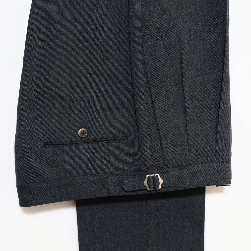 Pantalon 845 heavy wool gabardine 4ply - Echizenya – Image 2