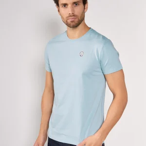 T-shirt manches courtes bleu ciel PURE SELECT