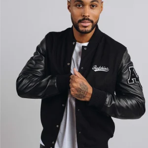 Cuir noir COLLEGE MICHIGAN