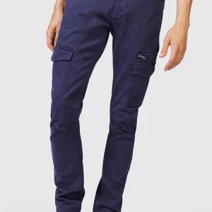 Pantalon bleu marine TONVUI MAHEVAN