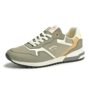 Baskets kaki / blanches / beiges OSTER