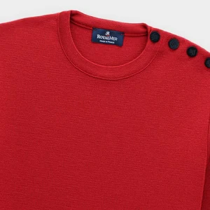 Pull marin uni KLASEL UH1 rouge – Image 3