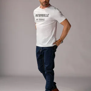 T-shirt blanc AERO MERCERISE