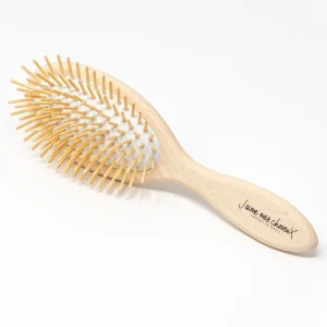 Brosse démêlante en bois naturel – Picots bois