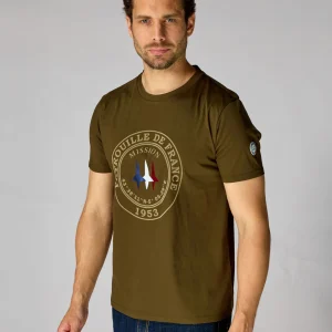 T-shirt kaki JAGUAR MERCERISE