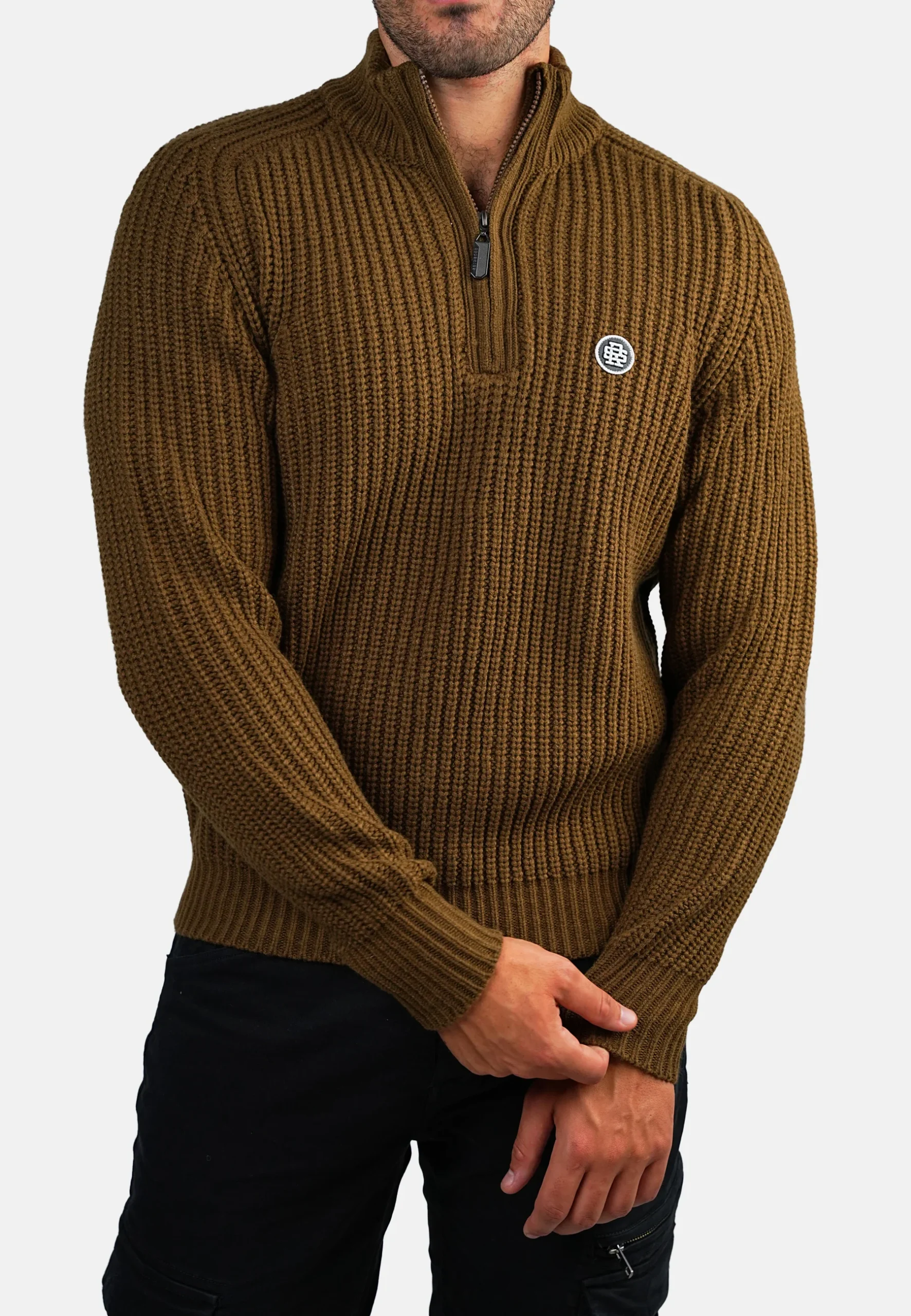 Pull Over marron AMAN HEYO