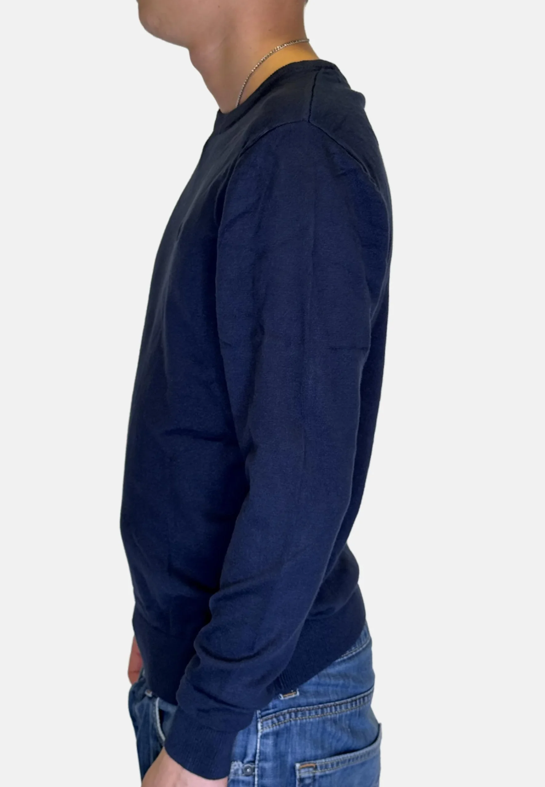 Pull col rond tulsa bleu marine 9SWE2333AD – Image 3