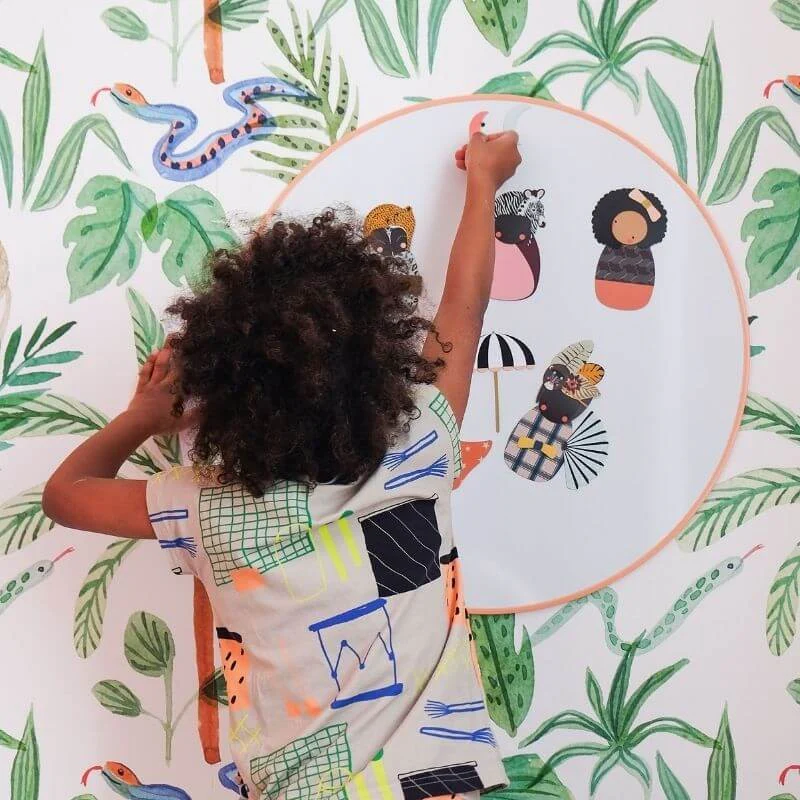 Tableau Ardoise Lune magnétique