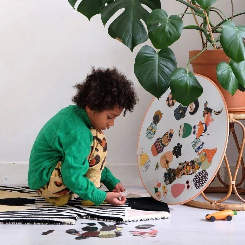 Tableau Ardoise Lune magnétique – Image 2