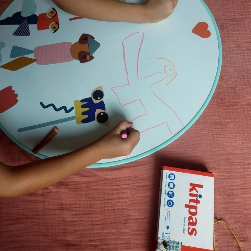 Tableau Ardoise Lune magnétique – Image 5