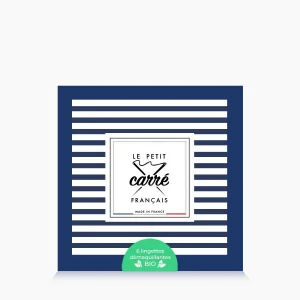 Lingettes démaquillantes Lavables Bio - Marinière