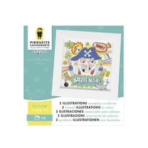 Mes tableaux Pirates à colorier