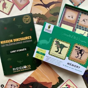 Jeu de mémory Dinosaures