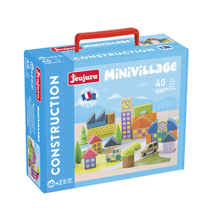 Minivillage - jouet en bois dès 2 ans (40 pièces) – Image 7