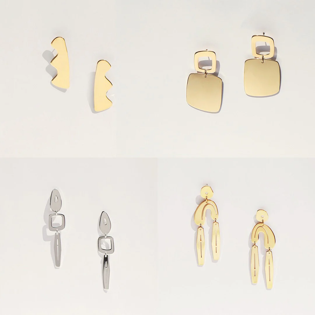 Boucles d'oreilles en coffret création bijou haute couture – Image 4