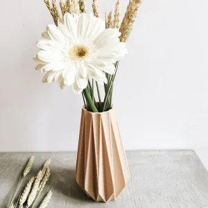 Vase pour fleurs séchées Origami