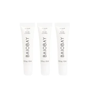 Lot de 3 baumes à lèvres