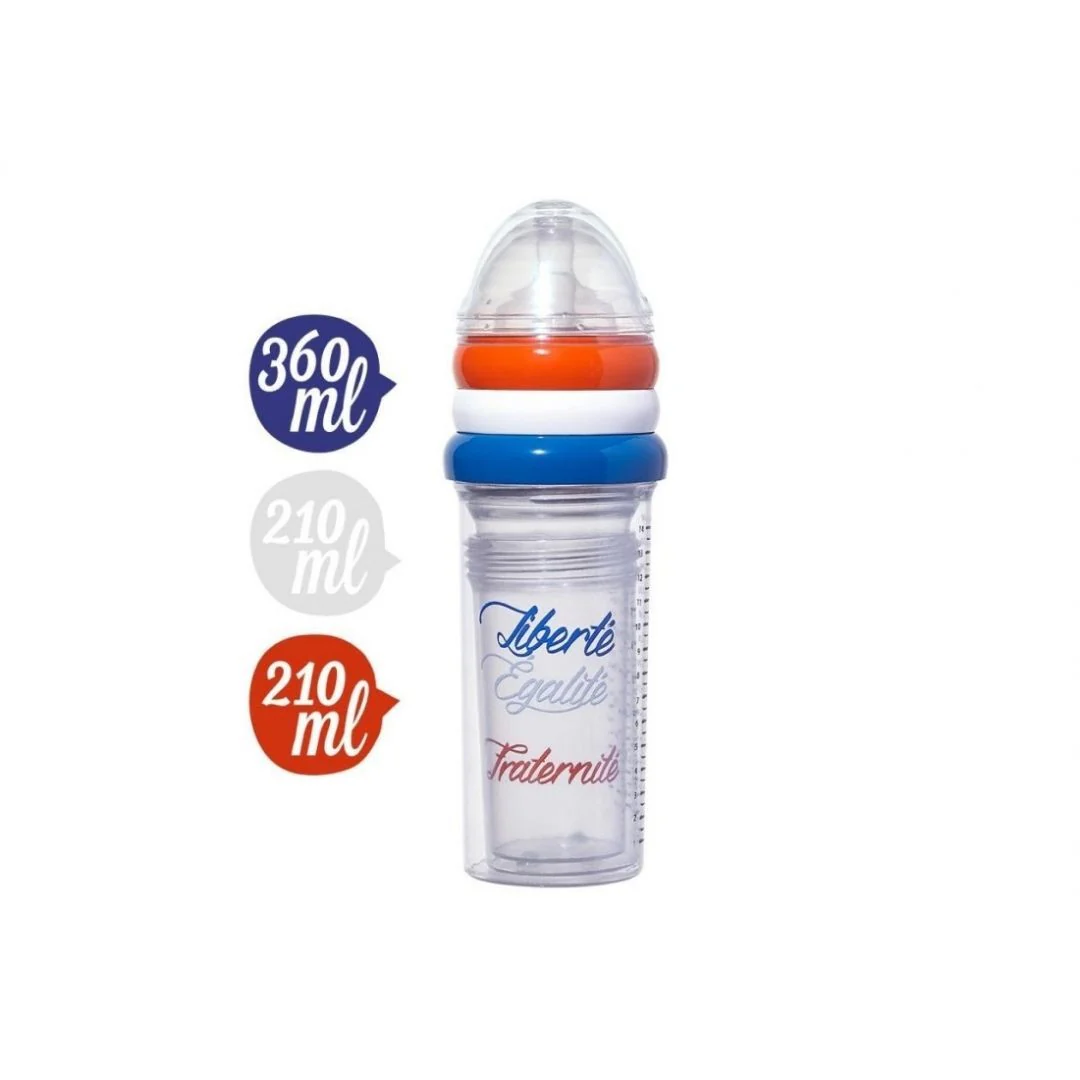 Set de 3 biberons - Liberté Egalite Fraternité – Image 2