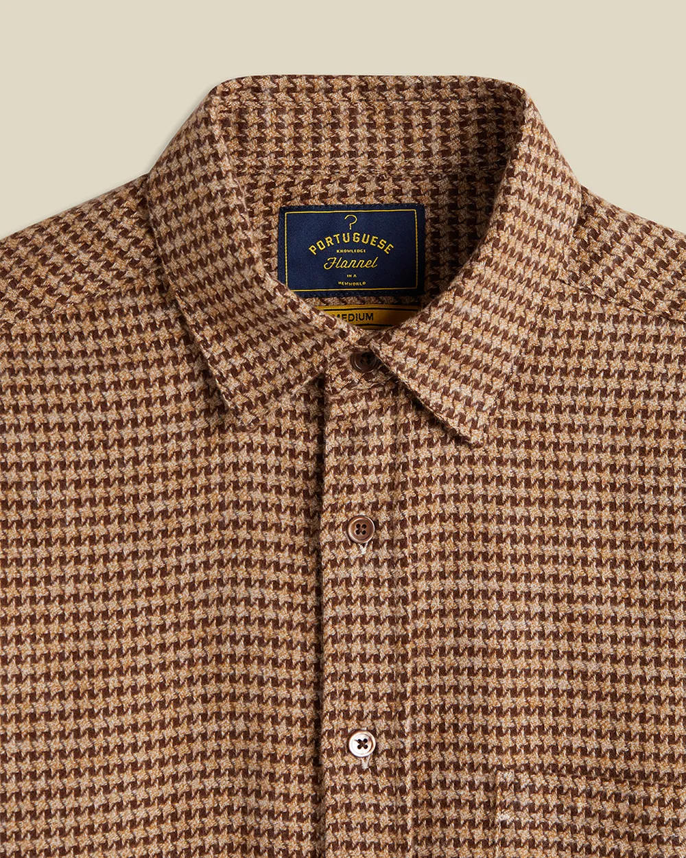 Chemise Abstract pied de poule - Portuguese flannel – Image 2