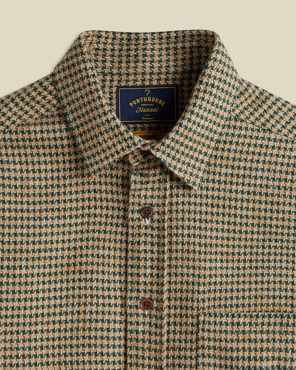 Chemise Abstract pied de poule - Portuguese flannel – Image 7