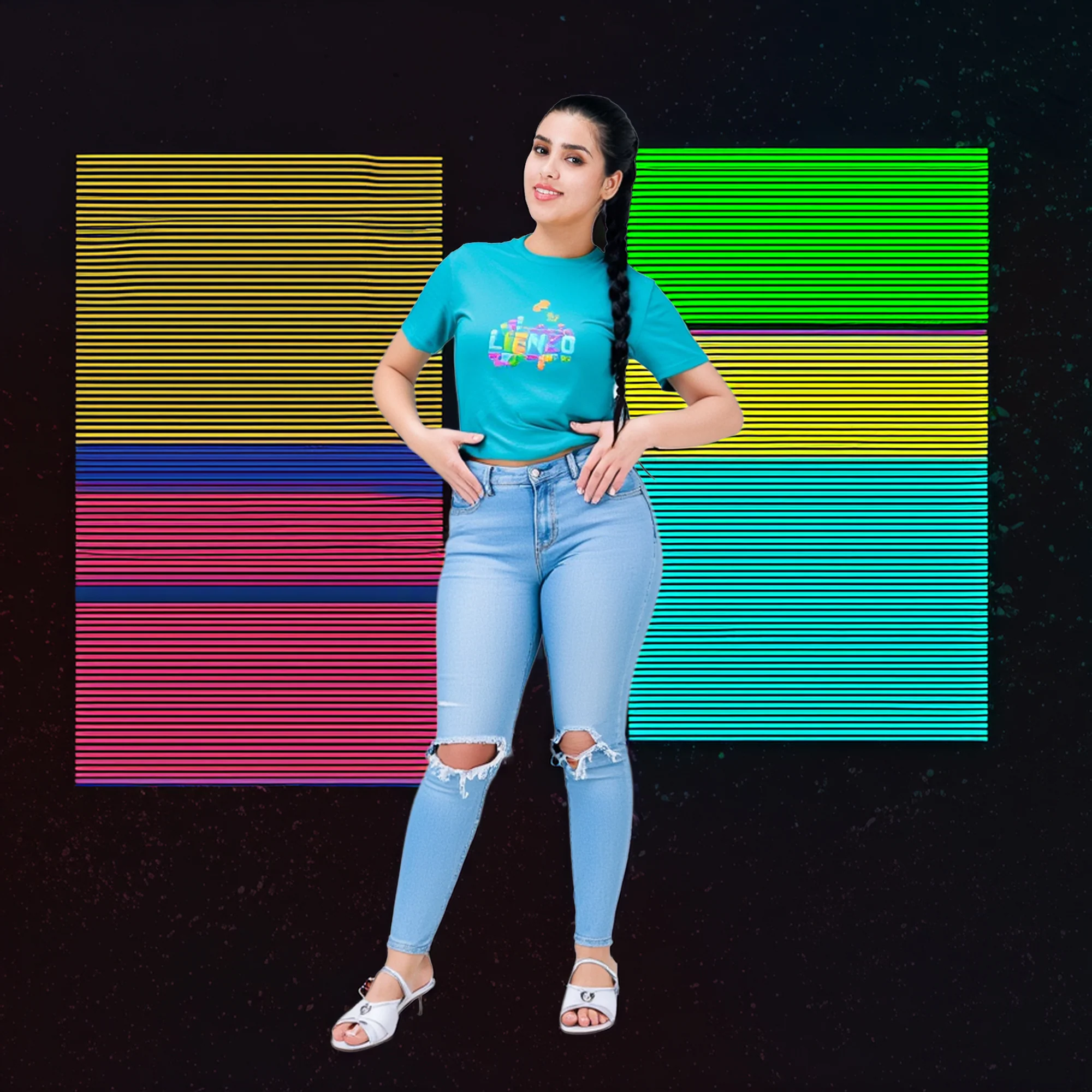 T-shirt "Pixel Lienzo" – Image 3